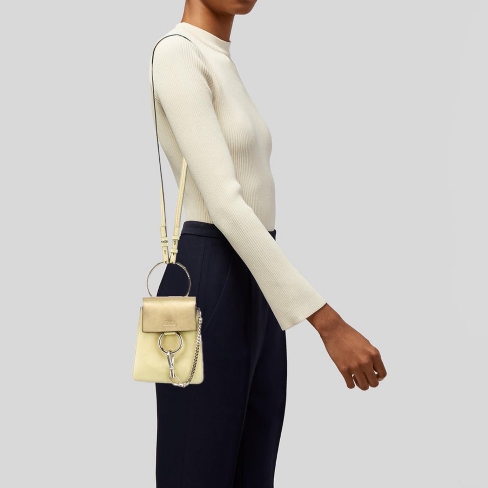 Chloe yellow Faye bracelet bag
